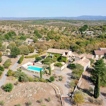 La Feniere: Charming Stone Mas With Heated Pool In South Ardèche * Joyeuse