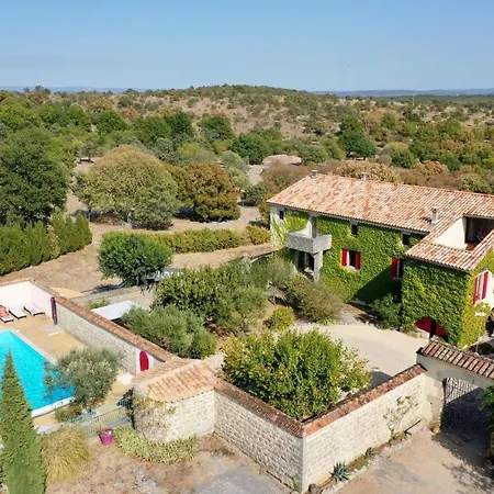 La Feniere: Charming Stone Mas With Heated Pool In South Ardèche * Joyeuse